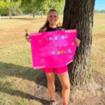 Alexandra Conley pictured at her last county run in Washington, IN